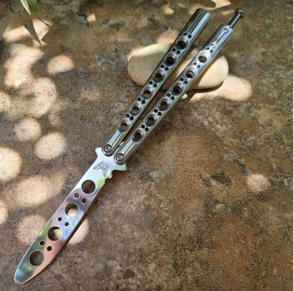 THEONE BM42 BM43 BM40 Balisong Trainer New Version Mirror Models 440C Steel Butterfly Training Knife EDC Hand Tools