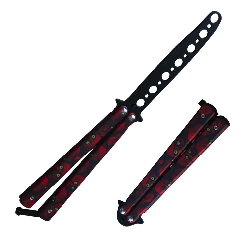 Portable Pocket Butterfly Training Knife, Foldable Outdoor Hand Movement Training Tool Men's Christmas Gift