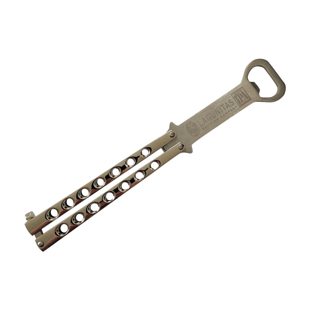 Butterfly Knife Beer Bottle Opener Transformable Pocket Trainer Foldable Butterfly Bottle Opener Multifunction Trainer Hand Tool