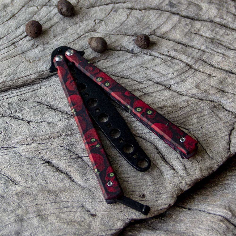 Portable Pocket Butterfly Training Knife, Foldable Outdoor Hand Movement Training Tool Men's Christmas Gift