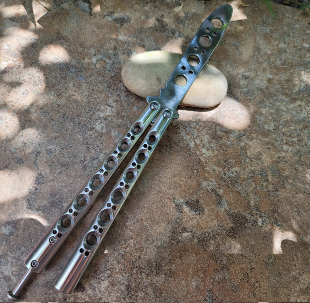 THEONE BM42 BM43 BM40 Balisong Trainer New Version Mirror Models 440C Steel Butterfly Training Knife EDC Hand Tools