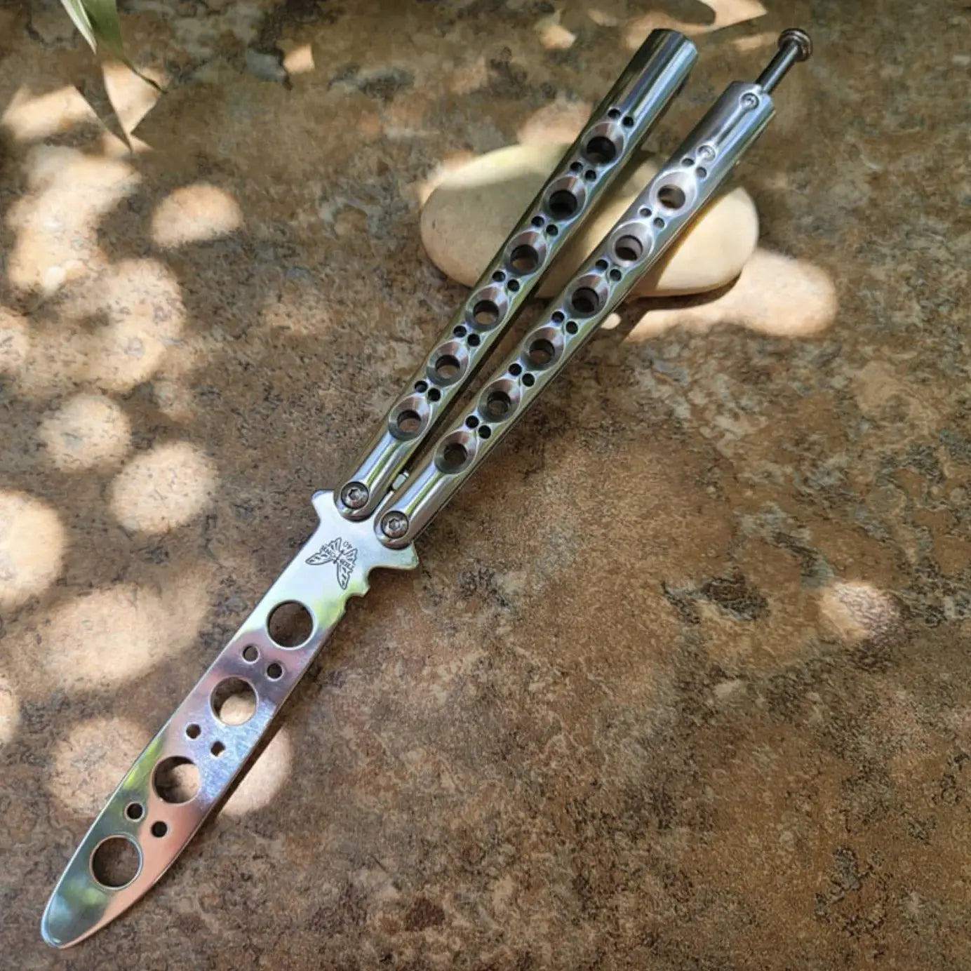 THEONE BM42 BM43 BM40 Balisong Trainer New Version Mirror Models 440C Steel Butterfly Training Knife EDC Hand Tools